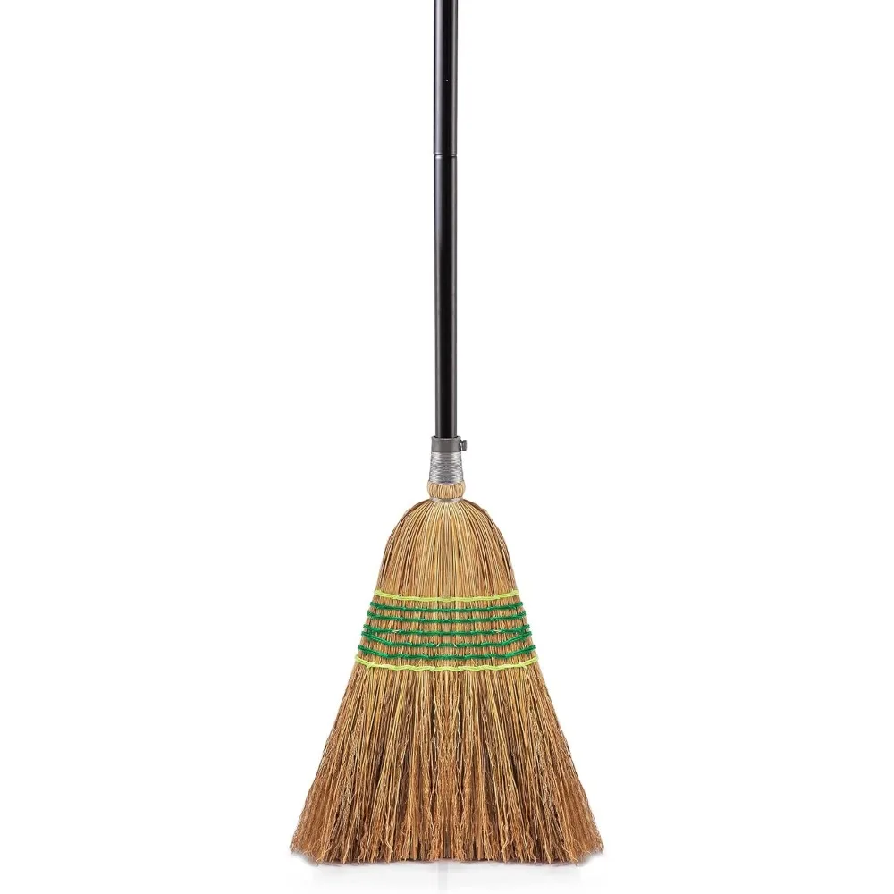 Heavy Duty Corn Broom 59.8 Inch Tall for Indoor Outdoor Commercial Home Garage Lobby Floor Cleaning
Heavy Duty Corn Broom 59.8 Inch Tall for Indoor Outdoor Commercial Home Garage Lobby Floor Cleaning