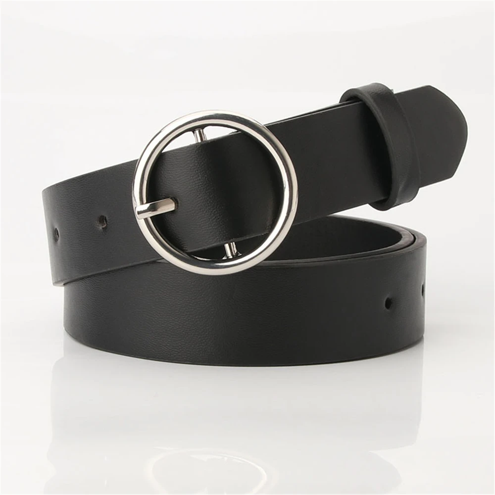 Black Woman Belt for Jeans Fashion Pu Leather Belts for Women Round Buckle Circle Solid Casual High Quality Ladies Belt 105cm
Black Woman Belt for Jeans Fashion Pu Leather Belts for Women Round Buckle Circle Solid Casual High Quality Ladies Belt 105cm
