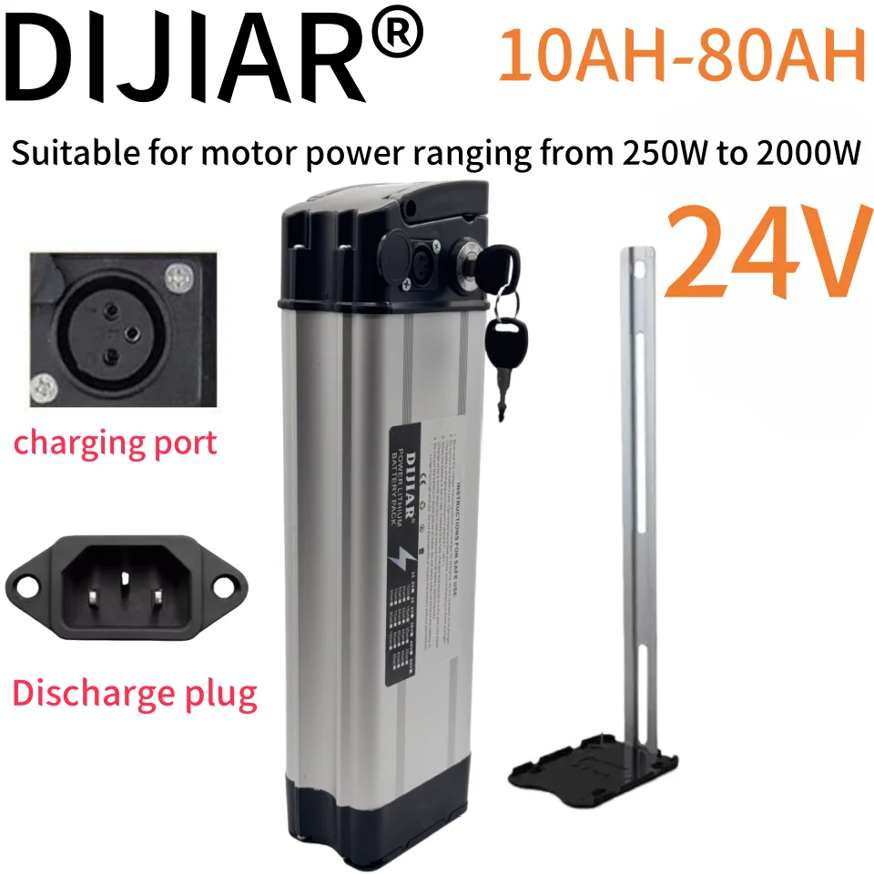Air fast transportation New Full Capacity Power 18650 Lithium Battery 24V10ah-80ahBattery pack Suitable for Silver Fish 80-2000W
Air fast transportation New Full Capacity Power 18650 Lithium Battery 24V10ah-80ahBattery pack Suitable for Silver Fish 80-2000W