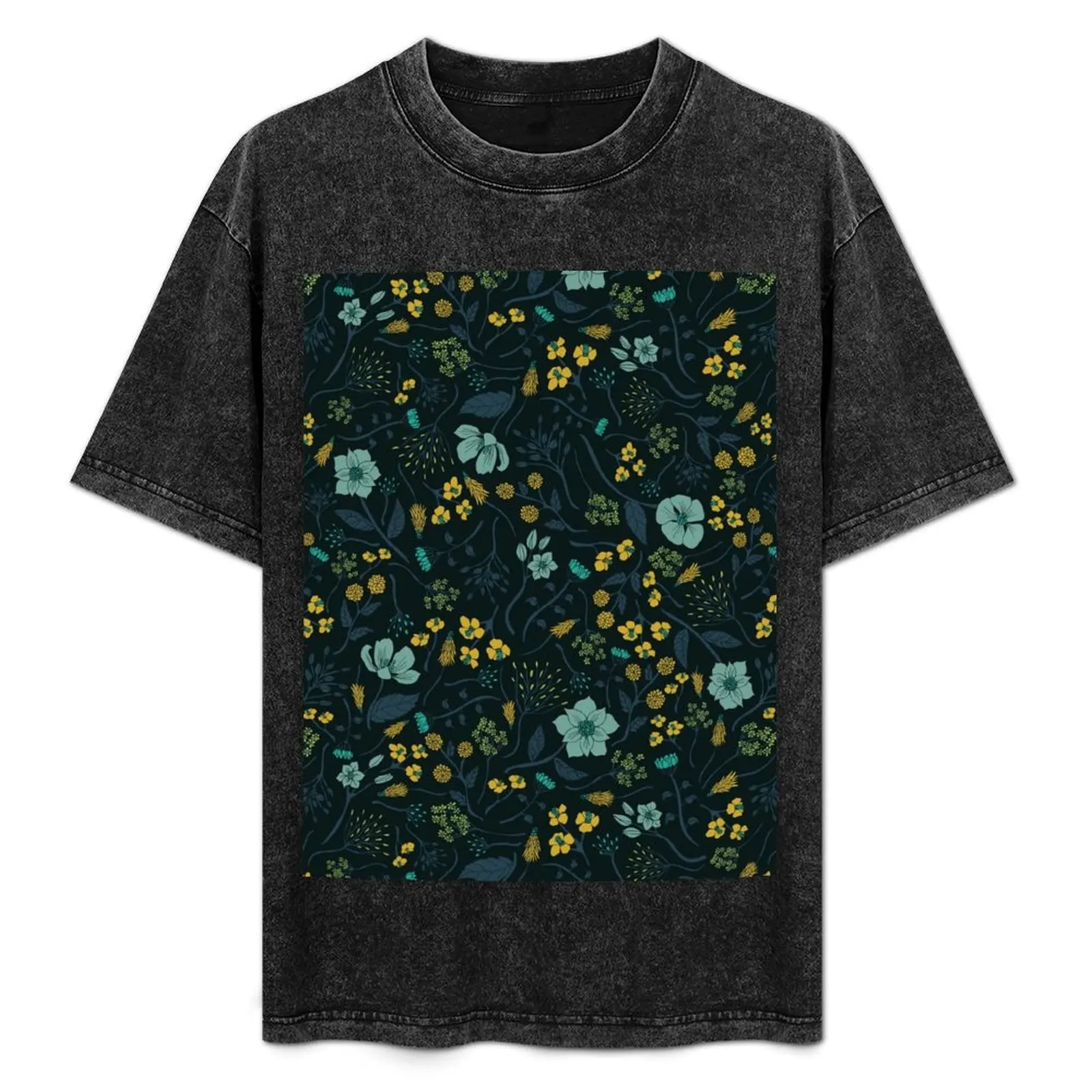 Turquoise, Yellow, Green & Dark Blue Floral Pattern T-Shirt T-shirts oversize plus sizes tee shirts for men
Turquoise, Yellow, Green & Dark Blue Floral Pattern T-Shirt T-shirts oversize plus sizes tee shirts for men