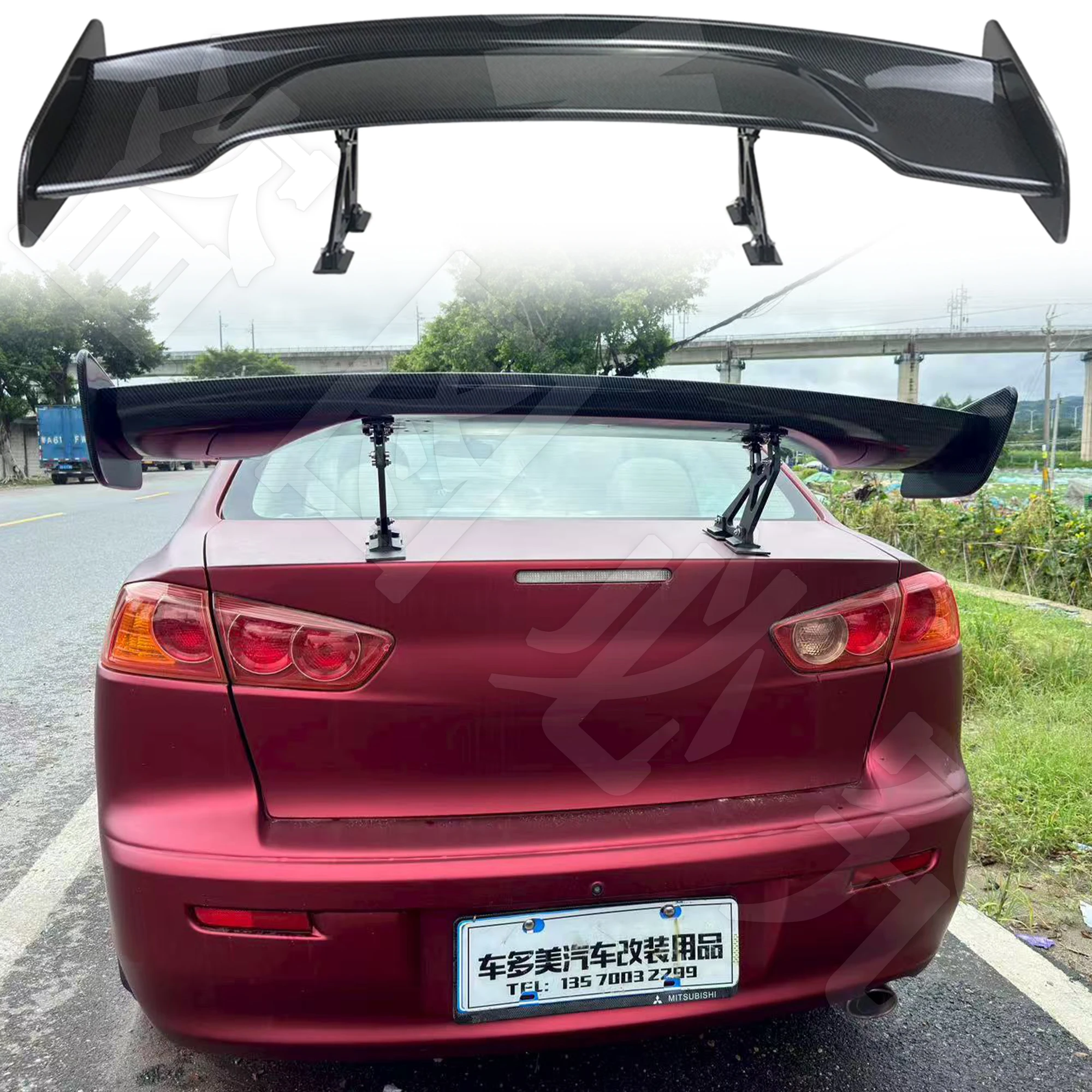 For Mitsubishi Lancer EX high-quality carbon fiber material rear spoiler GT style trunk lid decorative cover diffuser
For Mitsubishi Lancer EX high-quality carbon fiber material rear spoiler GT style trunk lid decorative cover diffuser