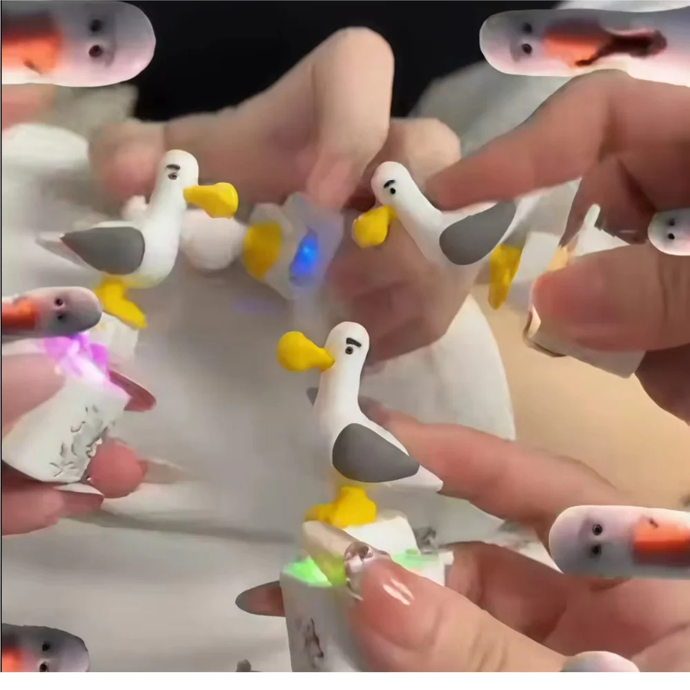Mine Sound Seagull Button Keychain The Cry of Seagulls Playful Behavior Keyboard Fidget Keychain Interesting Funny
Mine Sound Seagull Button Keychain The Cry of Seagulls Playful Behavior Keyboard Fidget Keychain Interesting Funny