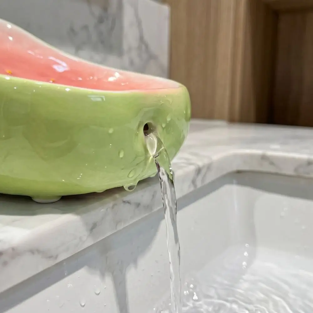 Washroom Tools Cute Self Draining Soap Holder Soap Box Drainable Soap Tray Soap Container Ceramic Storage Rack Countertop
Washroom Tools Cute Self Draining Soap Holder Soap Box Drainable Soap Tray Soap Container Ceramic Storage Rack Countertop