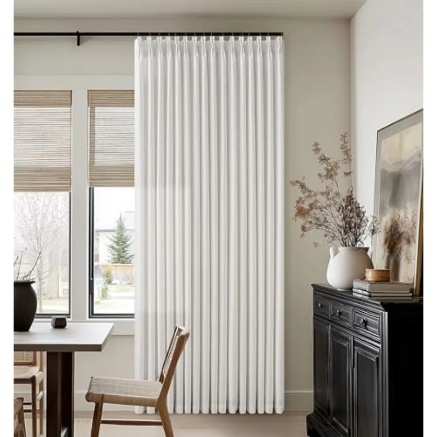 102 Inch Long Curtains for Living Dining Room Pinch Pleated Back Tab Light Filter Privacy That Let Light in Drapes 2 Panels Set
102 Inch Long Curtains for Living Dining Room Pinch Pleated Back Tab Light Filter Privacy That Let Light in Drapes 2 Panels Set