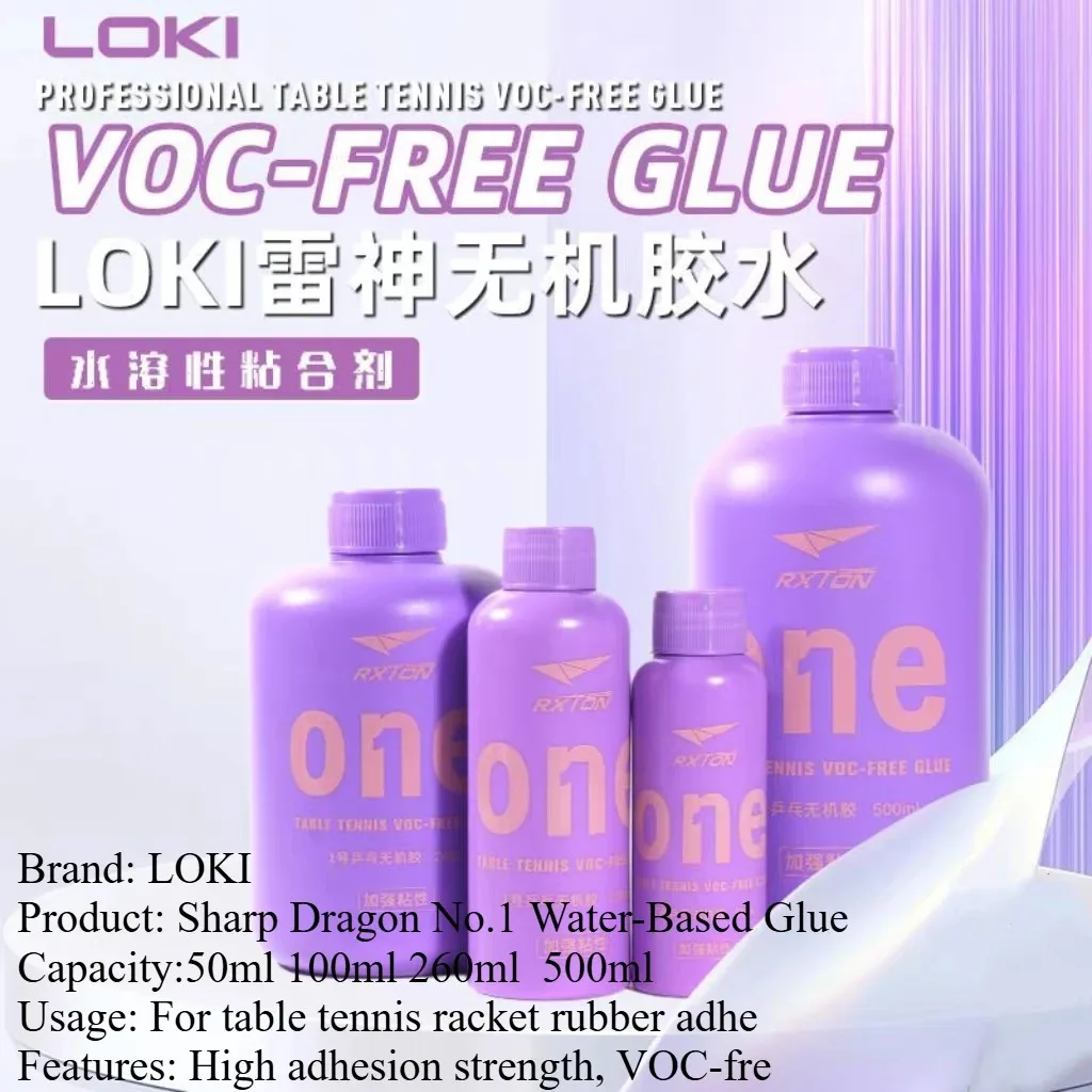 50/100/260ml LOKI Glue Professional Inorganic Glue Table Tennis Racket Ping Pong Bat Paddle Rubber Adhesive High Adhesion
50/100/260ml LOKI Glue Professional Inorganic Glue Table Tennis Racket Ping Pong Bat Paddle Rubber Adhesive High Adhesion