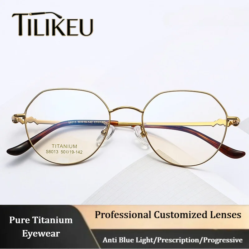 2026 Fashion Ultra-Light Pure Titanium Glasses Frame for Women Premium Luxury Retro Oval Clear Lens Designer Women Eyeglasses
2026 Fashion Ultra-Light Pure Titanium Glasses Frame for Women Premium Luxury Retro Oval Clear Lens Designer Women Eyeglasses