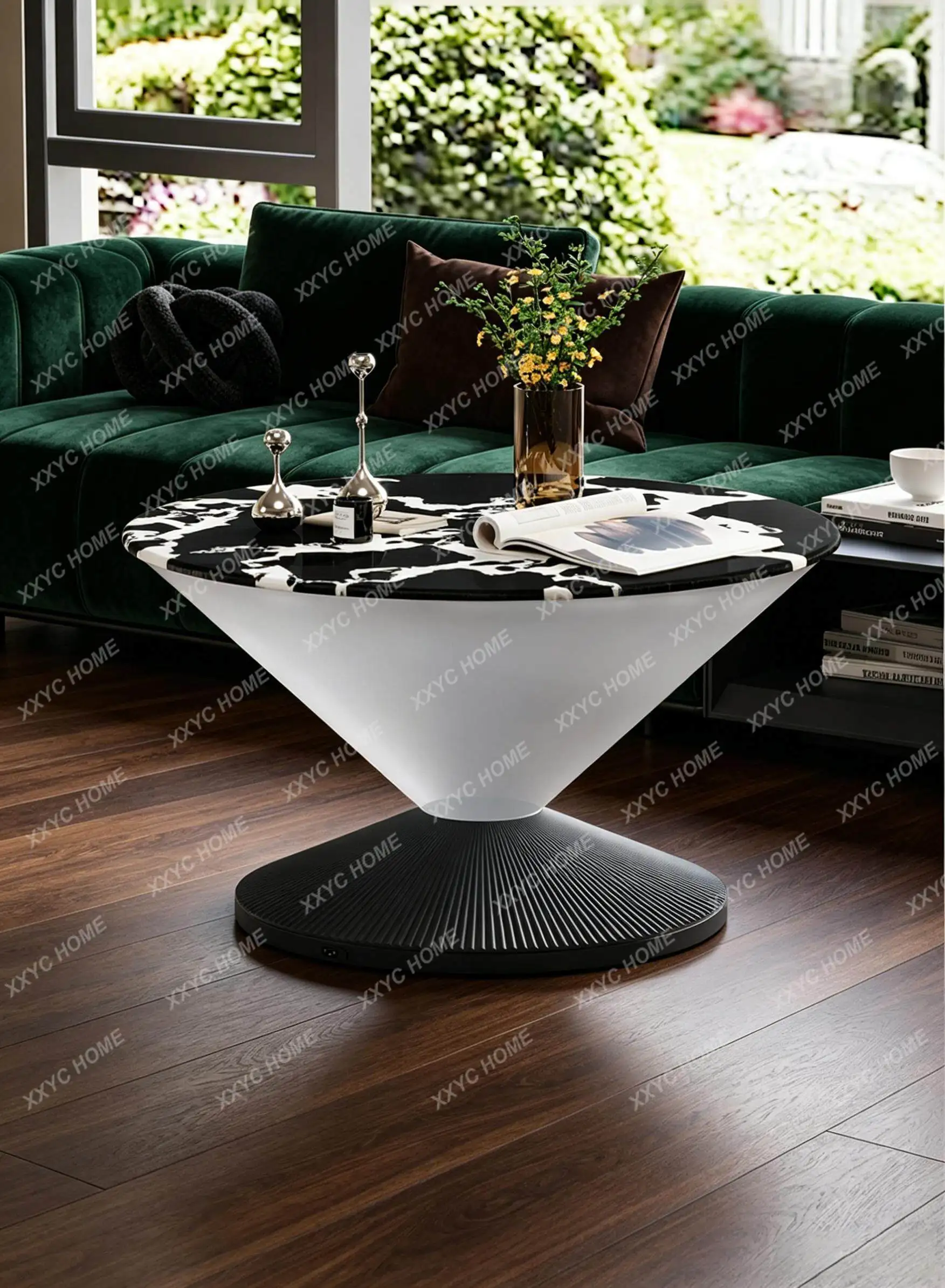 M Shop KTV Living Room Ambient Light Microcrystalline Stone Tea Chidopamine Advanced Luminous Round Suspension Table
M Shop KTV Living Room Ambient Light Microcrystalline Stone Tea Chidopamine Advanced Luminous Round Suspension Table