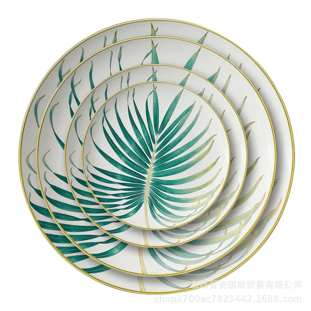Nordic Hand-painted Green Plants Pattern Bone China Coffee Tea Cup Personality Western Food Plate Ceramic Mug Saucer Decoration
Nordic Hand-painted Green Plants Pattern Bone China Coffee Tea Cup Personality Western Food Plate Ceramic Mug Saucer Decoration