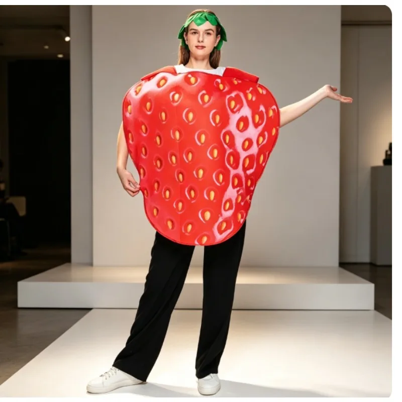 Funny Strawberry Costume – Fruit Roleplay Outfit for– Lightweight & Breathable – Perfect for Halloween Party Stage Performance
Funny Strawberry Costume – Fruit Roleplay Outfit for– Lightweight & Breathable – Perfect for Halloween Party Stage Performance