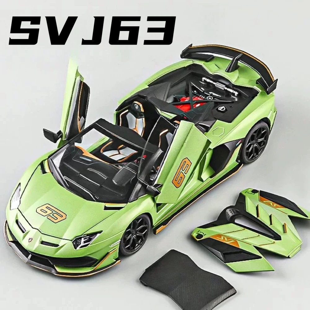 1:24 Scale SVJ63 REVUELTO Model Car Toy Wheel Steering Shock Absorption Vehicles Pull Back Alloy Diecast Models Shelf Display
1:24 Scale SVJ63 REVUELTO Model Car Toy Wheel Steering Shock Absorption Vehicles Pull Back Alloy Diecast Models Shelf Display