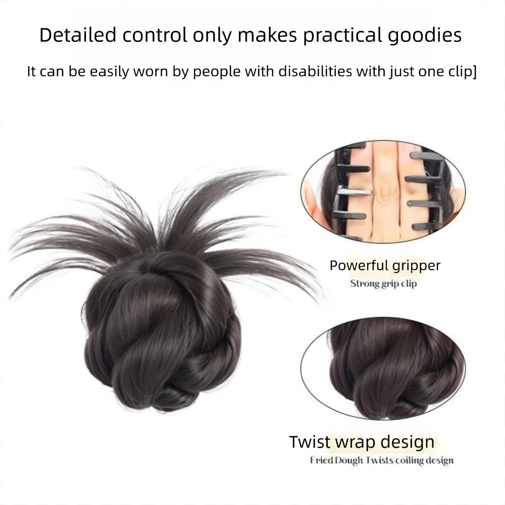 Новый синтетический пучок для волос, зажим для волос, натуральный черный пушистый парик с головой булочки, коричневый парик, заколка для волос для женщин
Новый синтетический пучок для волос, зажим для волос, натуральный черный пушистый парик с головой булочки, коричневый парик, заколка для волос для женщин