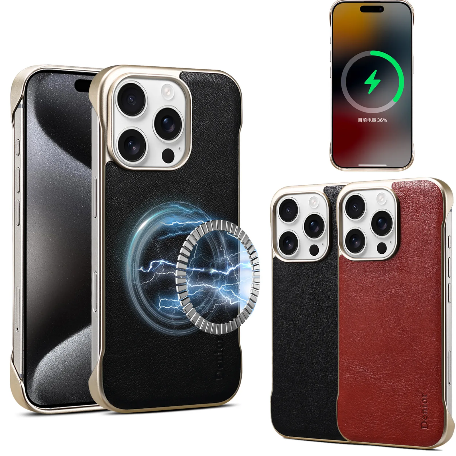 Asdipsa Genuine Oil Wax Leather Rimless Magsafe Case For iPhone 16 Pro Max 15 14 Glossy Electroplated Frame Frameless Back Cover
Asdipsa Genuine Oil Wax Leather Rimless Magsafe Case For iPhone 16 Pro Max 15 14 Glossy Electroplated Frame Frameless Back Cover