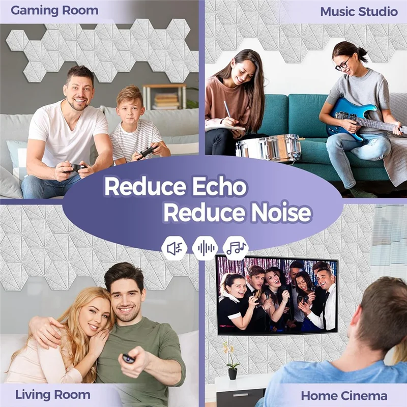 AA88 12 Pack Acoustic Foam Panels 12X10x6x0.4 Inch,Self Adhesive Sound Proof Foam Wall Panels,For Acoustic Treatment
AA88 12 Pack Acoustic Foam Panels 12X10x6x0.4 Inch,Self Adhesive Sound Proof Foam Wall Panels,For Acoustic Treatment