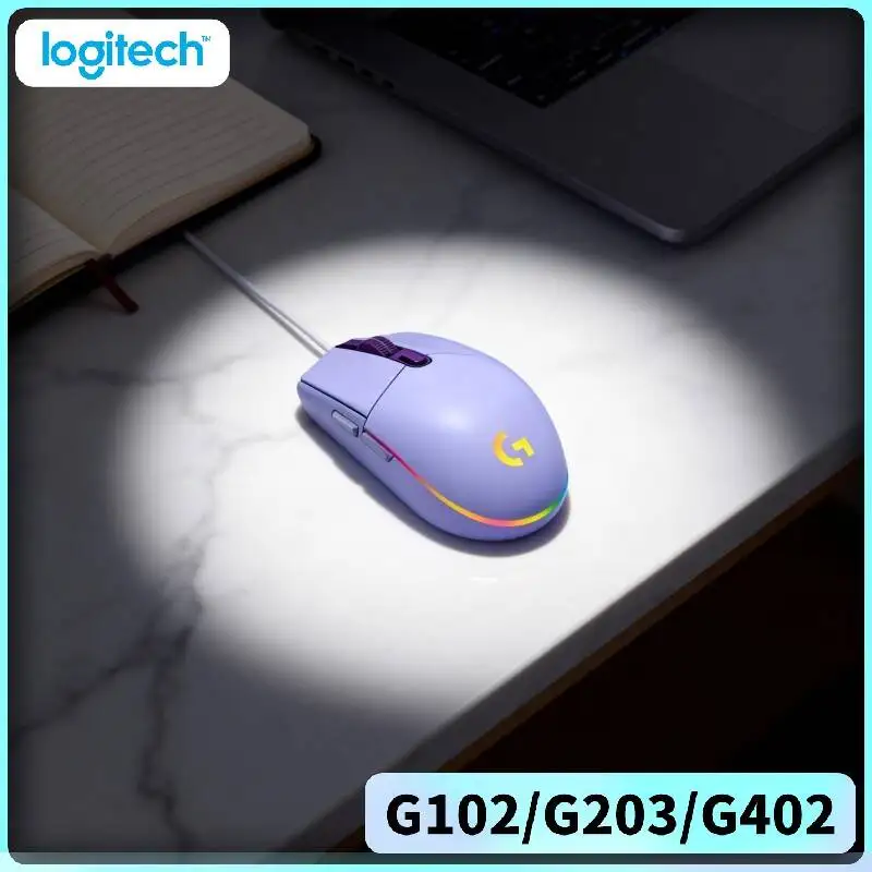 Logitech G102 G203 G402 Wired Gaming Mouse Color Changing RGB Smooth Operation for Notebook Desktop and All-in-One PC
Logitech G102 G203 G402 Wired Gaming Mouse Color Changing RGB Smooth Operation for Notebook Desktop and All-in-One PC