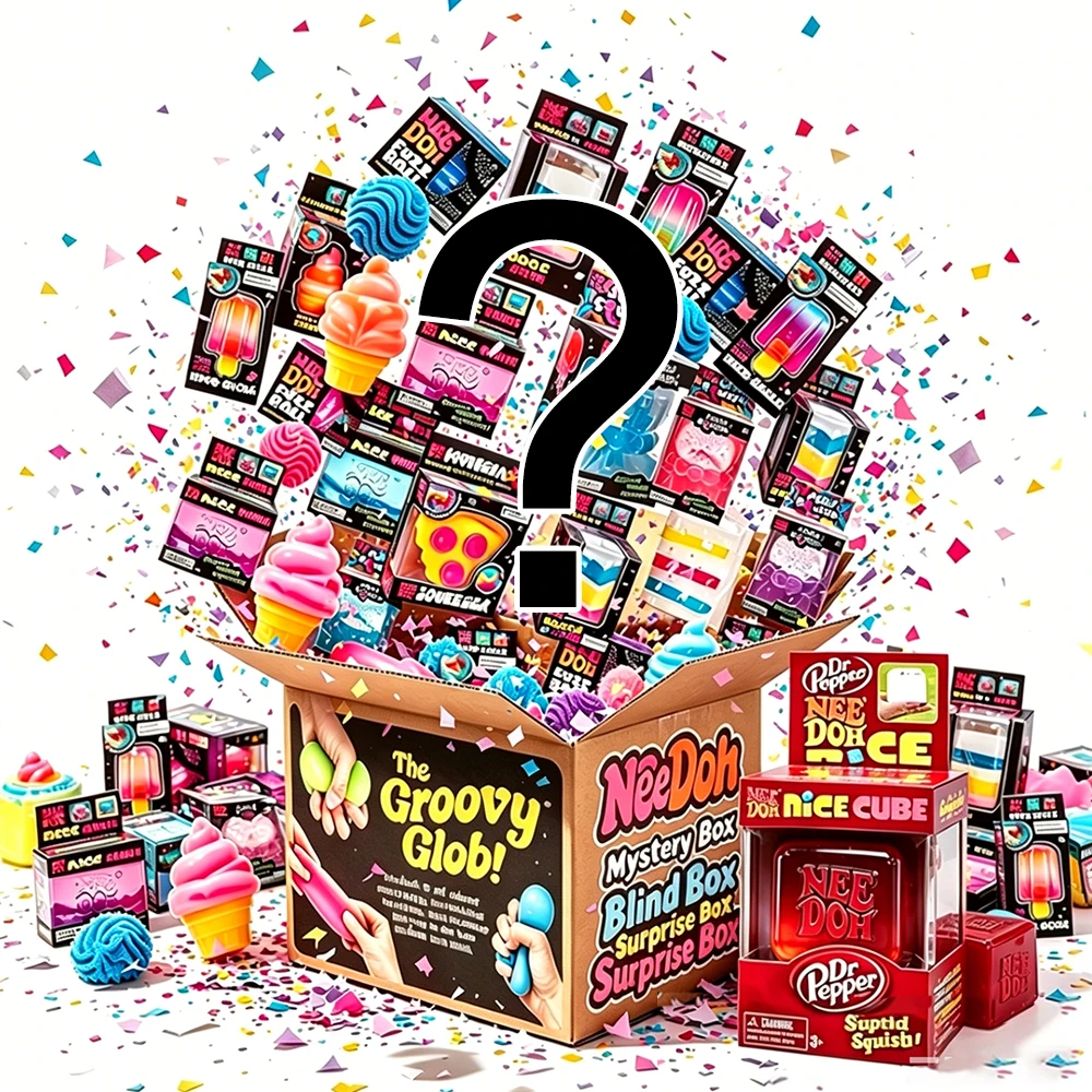 NeeDoh Nice Cube Surprise Blind Box Schylling Authentic Soda Fidget Cube Soft Squishy Squeeze Stress Relief Gift for Fans
NeeDoh Nice Cube Surprise Blind Box Schylling Authentic Soda Fidget Cube Soft Squishy Squeeze Stress Relief Gift for Fans