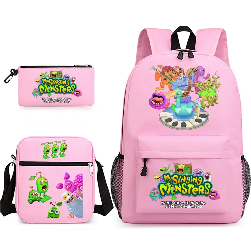 Harajuku Youthful My Sing Monsters 3D Print 3pcs/Set Student Travel bags Laptop Daypack Backpack Shoulder Bag Pencil Case
Harajuku Youthful My Sing Monsters 3D Print 3pcs/Set Student Travel bags Laptop Daypack Backpack Shoulder Bag Pencil Case