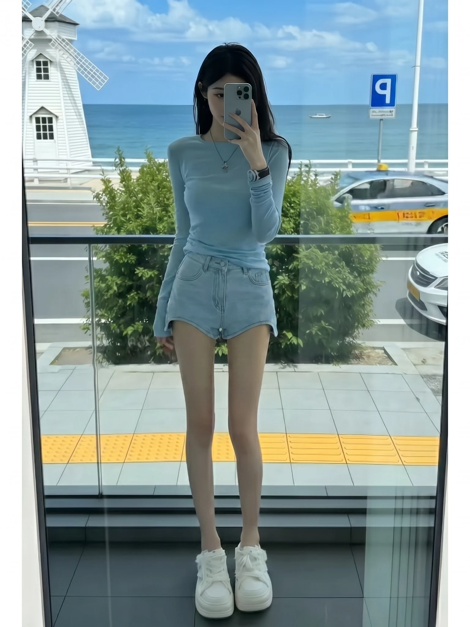 Fashionable Loose Women's Set Summer 2026 New Sun Protection Cover up Long Sleeve T-Shirt Asymmetrical Shorts Two Piece Set
Fashionable Loose Women's Set Summer 2026 New Sun Protection Cover up Long Sleeve T-Shirt Asymmetrical Shorts Two Piece Set