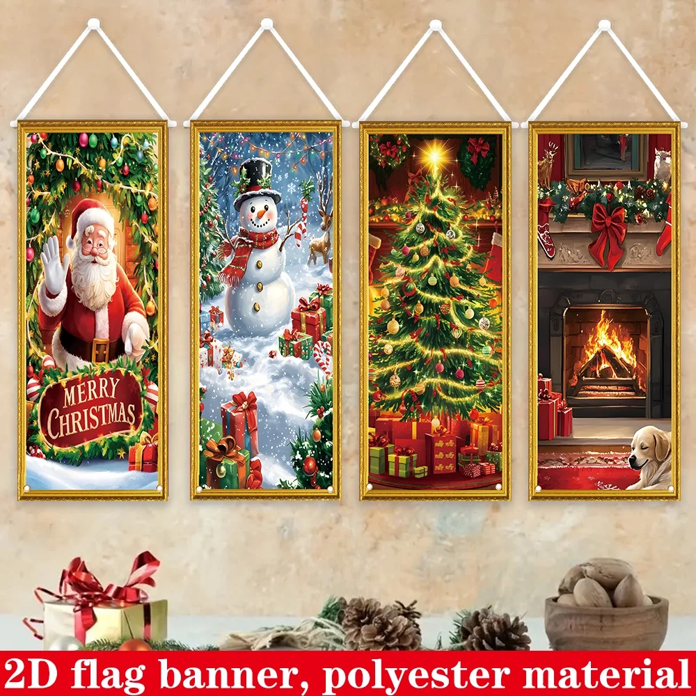 2D Flat, 4pcs Extra Large Christmas Garland Party Supplies, Banner Set, Wall Decor- 40x100cm Foldable & Durablr For Wall Decor
2D Flat, 4pcs Extra Large Christmas Garland Party Supplies, Banner Set, Wall Decor- 40x100cm Foldable & Durablr For Wall Decor
