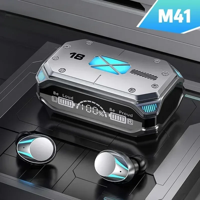 Wireless Headphones Smart Touch TWS M41 Bluetooth Earphones Wireless Headset LED Display Stereo Sound Earbuds Earbuds
Wireless Headphones Smart Touch TWS M41 Bluetooth Earphones Wireless Headset LED Display Stereo Sound Earbuds Earbuds