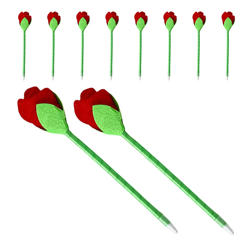 Cartoon Rose Ballpoint Pen Red Rose Flower Design Smooth Writing for Valentine Birthday Wedding Office Supplies Creative Floral
Cartoon Rose Ballpoint Pen Red Rose Flower Design Smooth Writing for Valentine Birthday Wedding Office Supplies Creative Floral