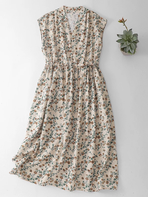 Slimming Midi Dress Fashionable Summer Design Large Size Women's Dress Artistic Loose Fit High Waist Printed Short Sleeve
Slimming Midi Dress Fashionable Summer Design Large Size Women's Dress Artistic Loose Fit High Waist Printed Short Sleeve