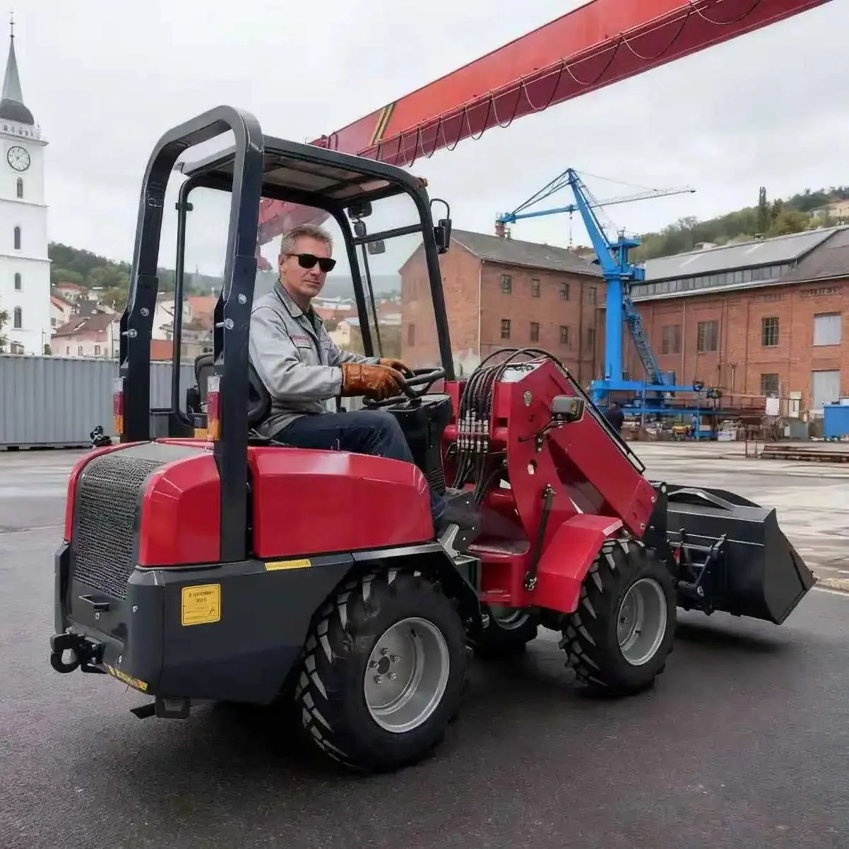 CE Euro 5 newly designed mini front wheel telescopic arm loader with telescopic arm EPA engine on sale
CE Euro 5 newly designed mini front wheel telescopic arm loader with telescopic arm EPA engine on sale