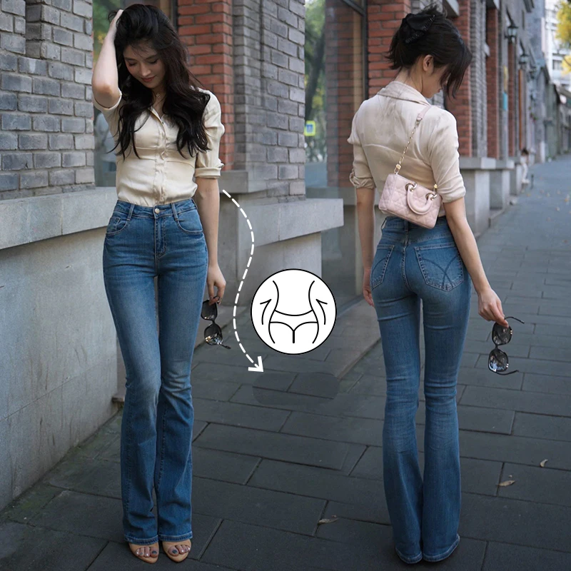 American Vintage Low Waist Bell Bottom Jeans Women's Spring Summer Slimming Long Length High Waist Denim Pants Hot Girl
American Vintage Low Waist Bell Bottom Jeans Women's Spring Summer Slimming Long Length High Waist Denim Pants Hot Girl
