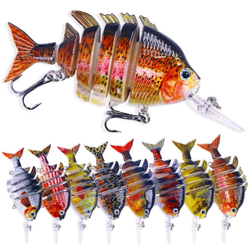 10cm-16.5g Multi-Section Bionic Fish Lure Bait Set Fake Bait Fishing Gear Artificial Fishing Lure for Freshwater And Saltwater
10cm-16.5g Multi-Section Bionic Fish Lure Bait Set Fake Bait Fishing Gear Artificial Fishing Lure for Freshwater And Saltwater