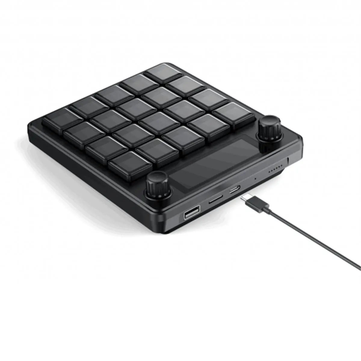 MK20 AI Voice Control Panel Onboard 20 X 0.85inch Mechanical LCD Macro Keys and 2.8inch Secondary US PLUG Black
MK20 AI Voice Control Panel Onboard 20 X 0.85inch Mechanical LCD Macro Keys and 2.8inch Secondary US PLUG Black