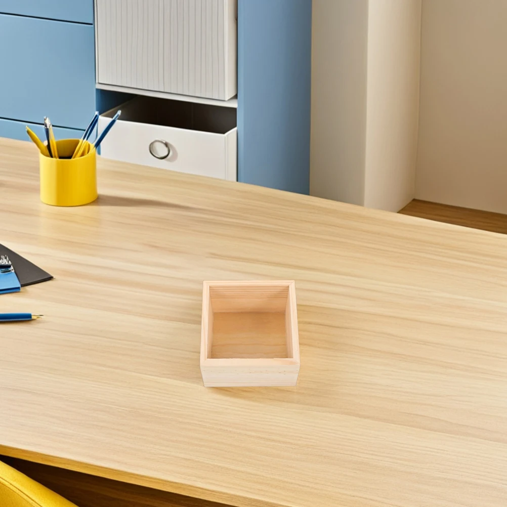 2 Pcs Storage Wooden Box Home Craft Boxes Desktop Organizers Decorative Centerpiece for Table Coin
2 Pcs Storage Wooden Box Home Craft Boxes Desktop Organizers Decorative Centerpiece for Table Coin