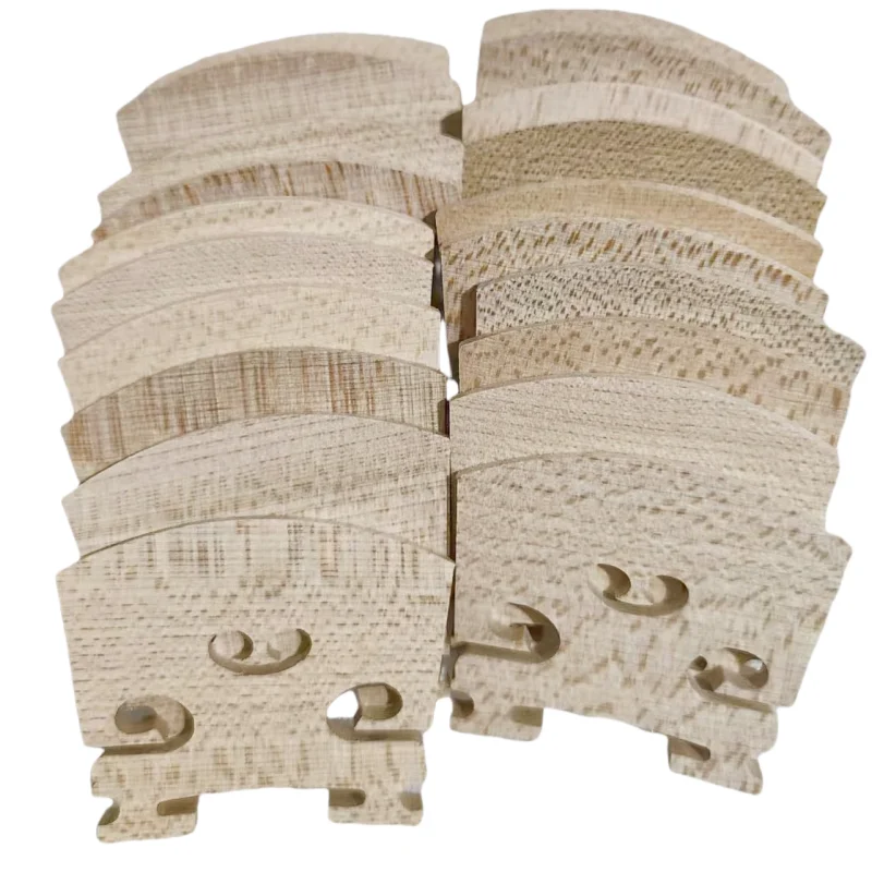 100pcs Good Violin Bridge 4/4 3/4 1/2 1/4 1/8 Maple Wood Violin Fiddle Accessories Parts
100pcs Good Violin Bridge 4/4 3/4 1/2 1/4 1/8 Maple Wood Violin Fiddle Accessories Parts