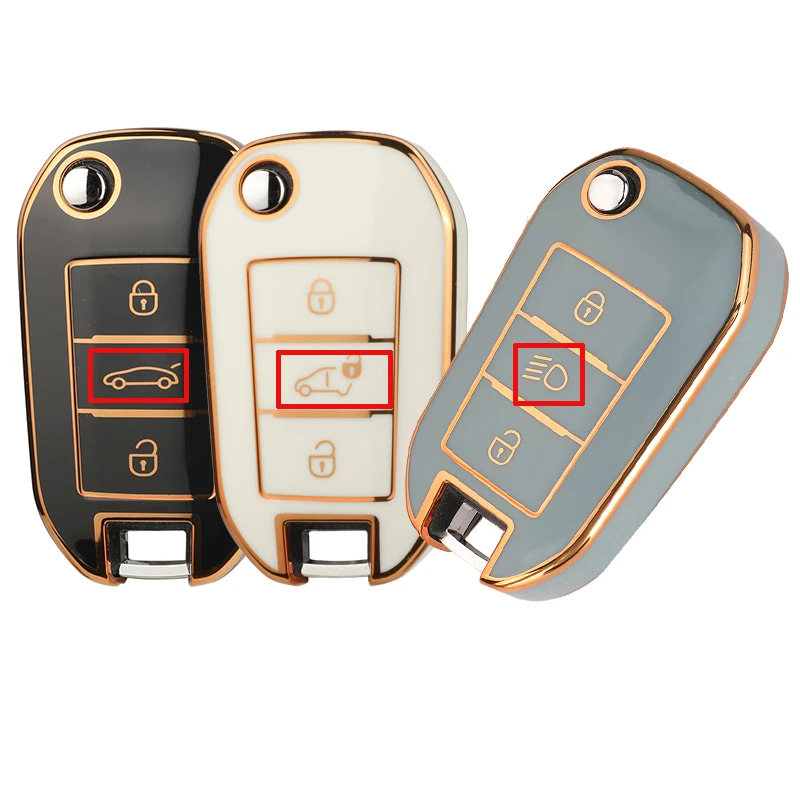jingyuqin Remote Arrival TPU Car Key Shell Case Fob For Peugeot 208 2008 301 308 508 5008 For Citroen C-Elysee C4-Cactus
jingyuqin Remote Arrival TPU Car Key Shell Case Fob For Peugeot 208 2008 301 308 508 5008 For Citroen C-Elysee C4-Cactus