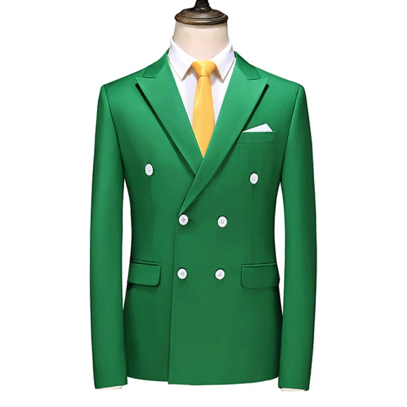 Mens Office Work Formal Dress Blazer Business Smart Casual Double Breasted Suit Jacket Men High Quality Party Wedding Clothing
Mens Office Work Formal Dress Blazer Business Smart Casual Double Breasted Suit Jacket Men High Quality Party Wedding Clothing