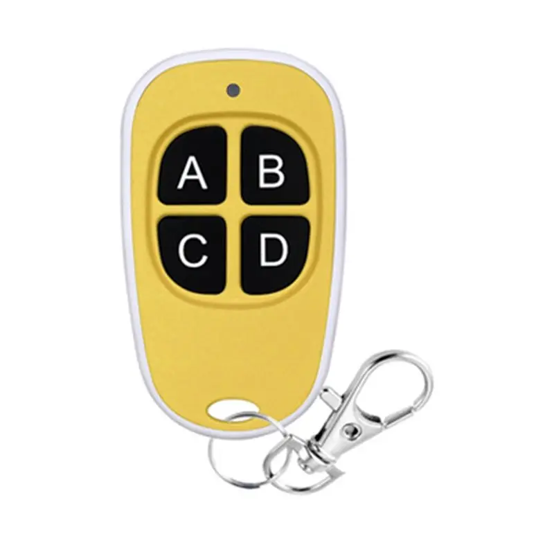 B27B Electric Gate Wireless Garage Door Opener Remote Control 433Mhz 4-Button Key Duplicator Clone Transmitter