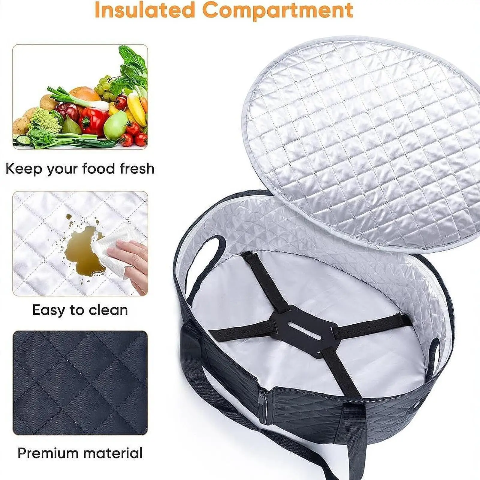 Удобная сумка для переноски медленноварки из полиэфирного волокна, легкая, для скороварок объемом 6-8 кварт, простой в использовании аксессуар
Удобная сумка для переноски медленноварки из полиэфирного волокна, легкая, для скороварок объемом 6-8 кварт, простой в использовании аксессуар