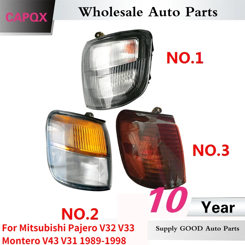 Переднее боковое освесветильник крыла CAPQX для Mitsubishi Pajero V32 V33 Montero V43 V31 1989-1998, фара указателя поворота
Переднее боковое освесветильник крыла CAPQX для Mitsubishi Pajero V32 V33 Montero V43 V31 1989-1998, фара указателя поворота