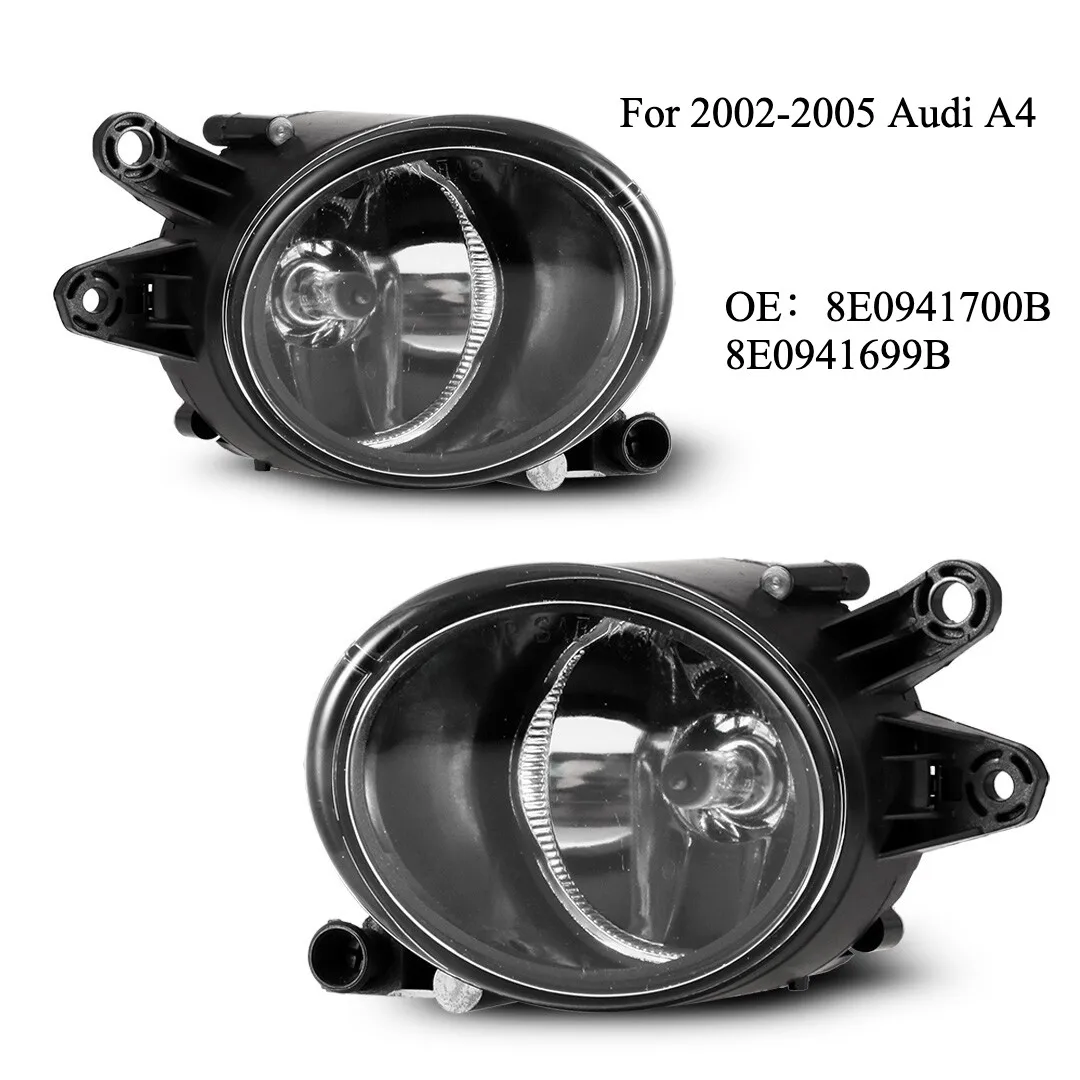 Front Bumper Fog Lights Assembly Pair Clear Lens Driving Lamps For 2002-2005 Audi A4 B6 Auto Replacement Parts Accessories
Front Bumper Fog Lights Assembly Pair Clear Lens Driving Lamps For 2002-2005 Audi A4 B6 Auto Replacement Parts Accessories