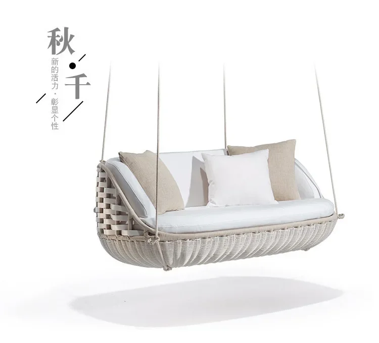 DSA outdoor double swing indoor hanging basket leisure rope weaving outdoor open-air swing courtyard swing sofa
DSA outdoor double swing indoor hanging basket leisure rope weaving outdoor open-air swing courtyard swing sofa