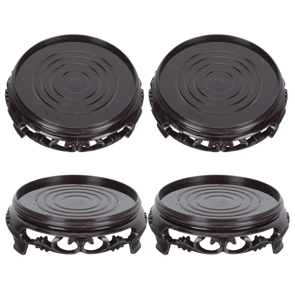 4 Pcs Flower Pot Base Retro Plastic Plant Rack Shelf for Indoor Potted Plants Handicraft Stand Bonsai Holder Garden Decor
4 Pcs Flower Pot Base Retro Plastic Plant Rack Shelf for Indoor Potted Plants Handicraft Stand Bonsai Holder Garden Decor