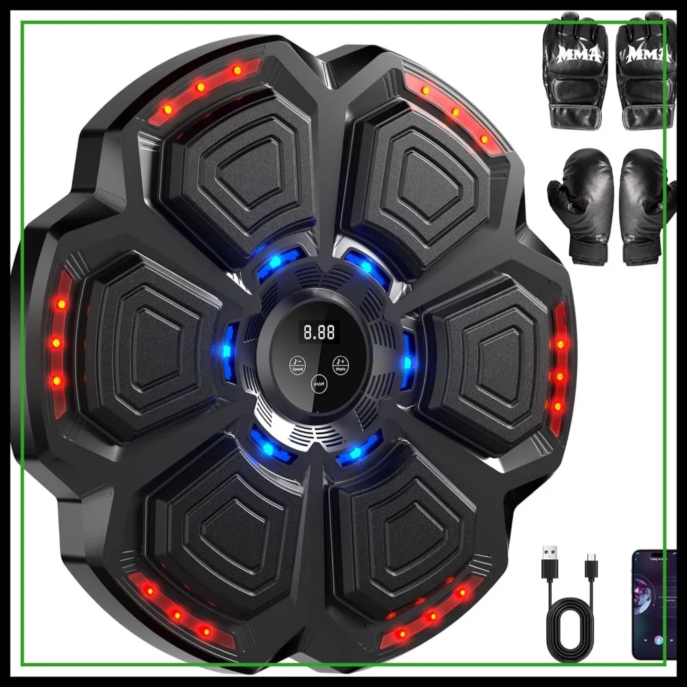 Professional Music Boxing Machine: 9 Smart Modes, Stable Bluetooth, Ergonomic Gloves for Home Fitness
Professional Music Boxing Machine: 9 Smart Modes, Stable Bluetooth, Ergonomic Gloves for Home Fitness
