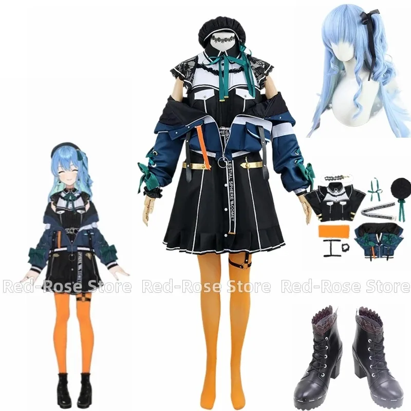 VTuber Hoshimachi Suisei Косплей Костюм Hololive Виртуальный YouTuber Платья и пальто Аниме Idol Полный наряд Парик Обувь 
VTuber Hoshimachi Suisei Косплей Костюм Hololive Виртуальный YouTuber Платья и пальто Аниме Idol Полный наряд Парик Обувь