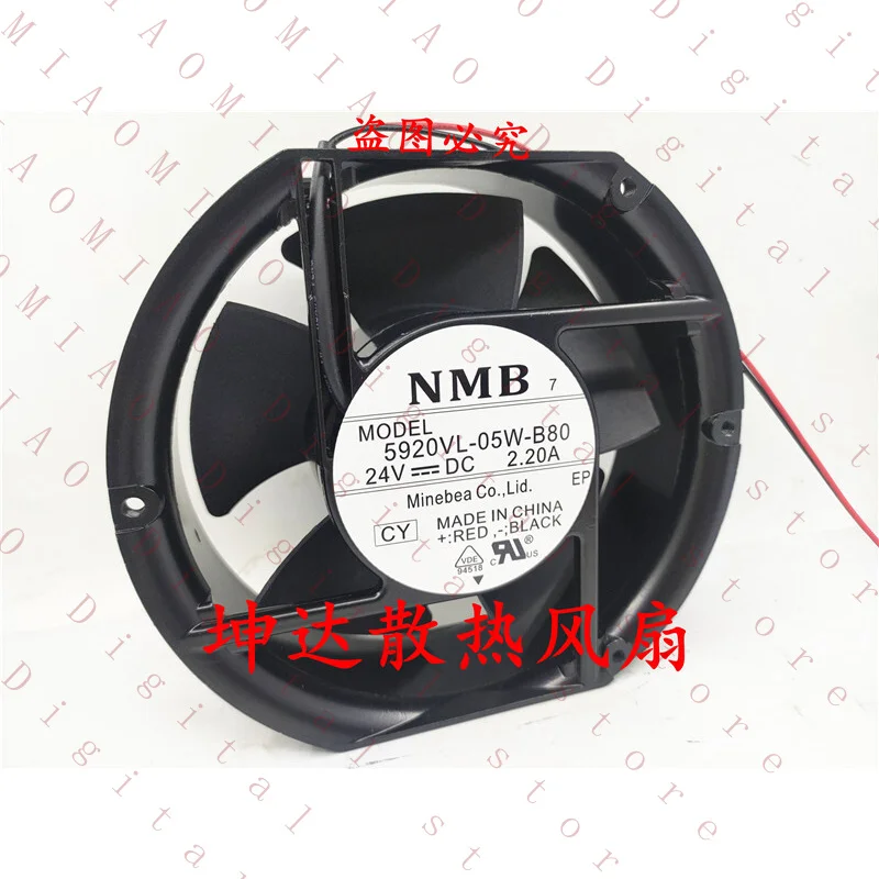 TG 1 PCS for NMB Fan 5920VL-05W-B80 DC 24V 17CM 17251 2 Wire inverter cooling Fan
TG 1 PCS for NMB Fan 5920VL-05W-B80 DC 24V 17CM 17251 2 Wire inverter cooling Fan
