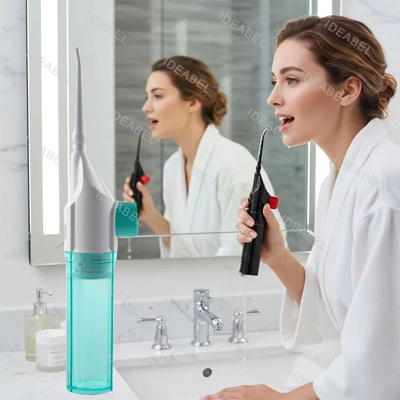 Portable High Pressure Oral Irrigator Manual Deep Cleaning Water Flosser Toothpick Style Teeth Care Teeth Cleaner Household Use
Portable High Pressure Oral Irrigator Manual Deep Cleaning Water Flosser Toothpick Style Teeth Care Teeth Cleaner Household Use