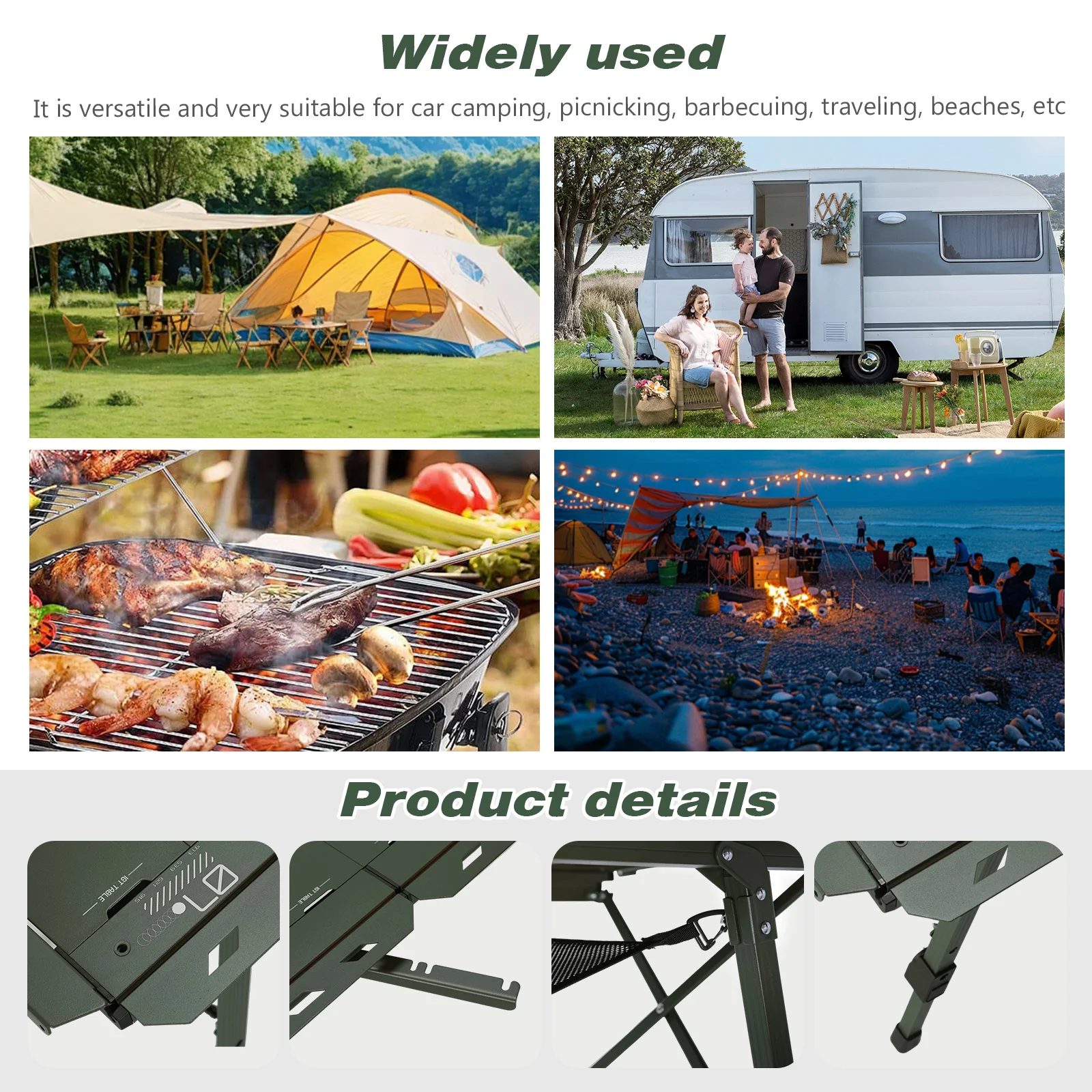 IGT Folding Camping Table 120KG Load Capacity with Adjustable Height Leg with Carry Bag for Outdoor Picnic Backyards BBQ
IGT Folding Camping Table 120KG Load Capacity with Adjustable Height Leg with Carry Bag for Outdoor Picnic Backyards BBQ