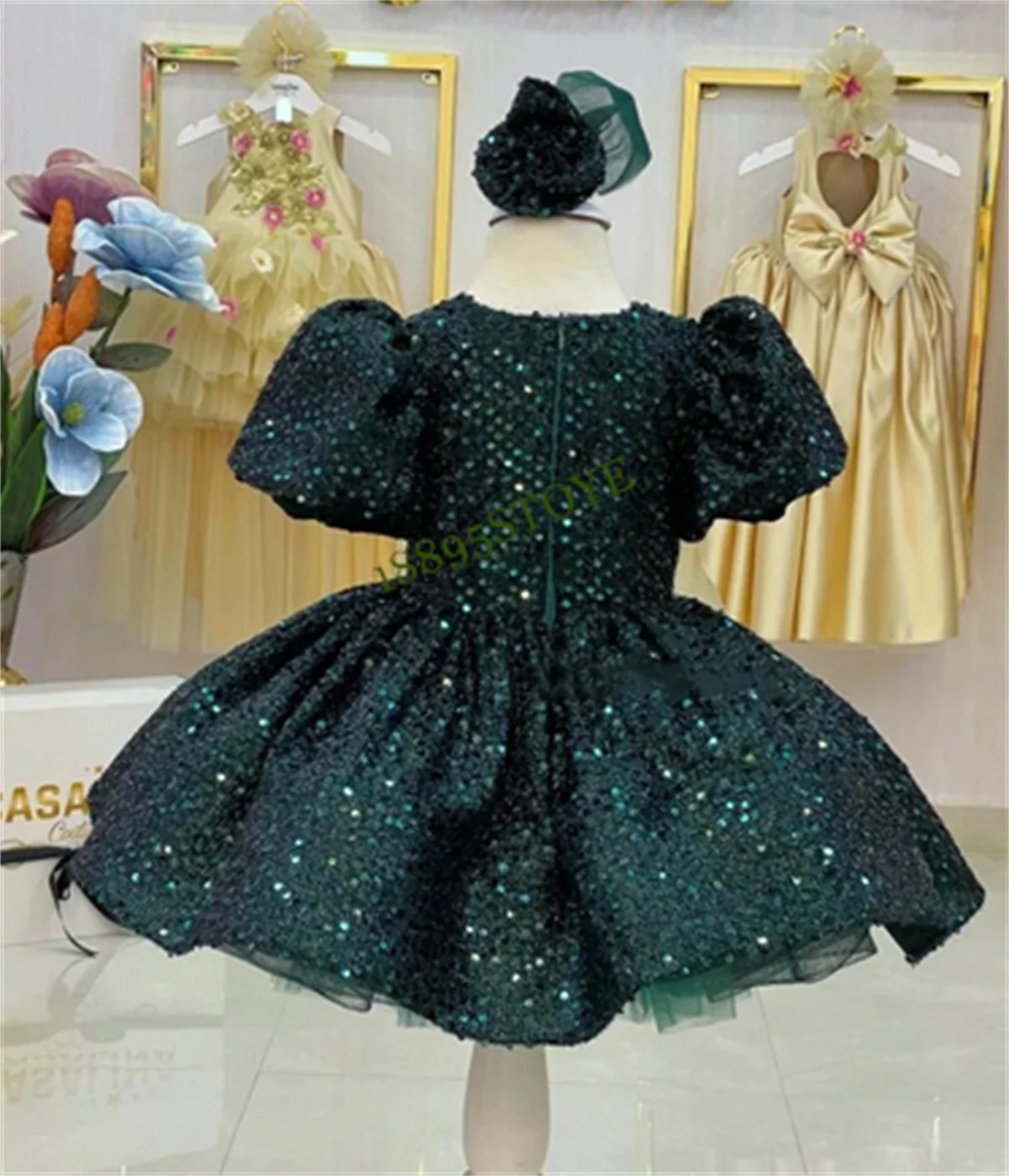 Glitter Sequins Short Sleeves Flower Girls Dresses For Wedding Tulle Birthday Party Christmas Dress For Girls
Glitter Sequins Short Sleeves Flower Girls Dresses For Wedding Tulle Birthday Party Christmas Dress For Girls