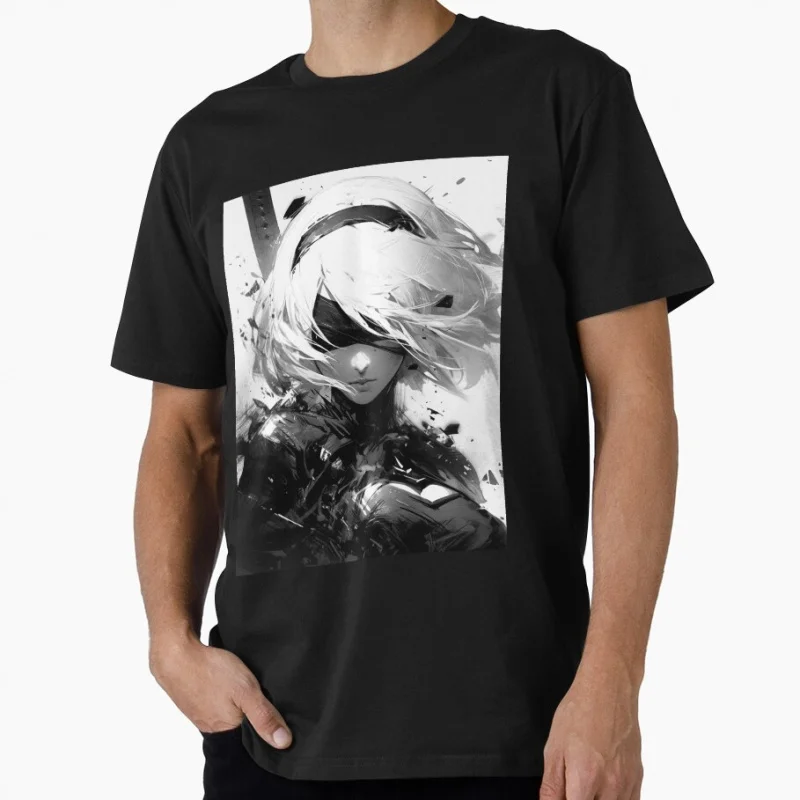 2B NieR Automata Yorh No. 2 Type B Anime T-shirt for Gamer 0607 Waifu Girl Cyber Punk Graphic Clothes Y2K Tee US Size Tops S-6XL
2B NieR Automata Yorh No. 2 Type B Anime T-shirt for Gamer 0607 Waifu Girl Cyber Punk Graphic Clothes Y2K Tee US Size Tops S-6XL