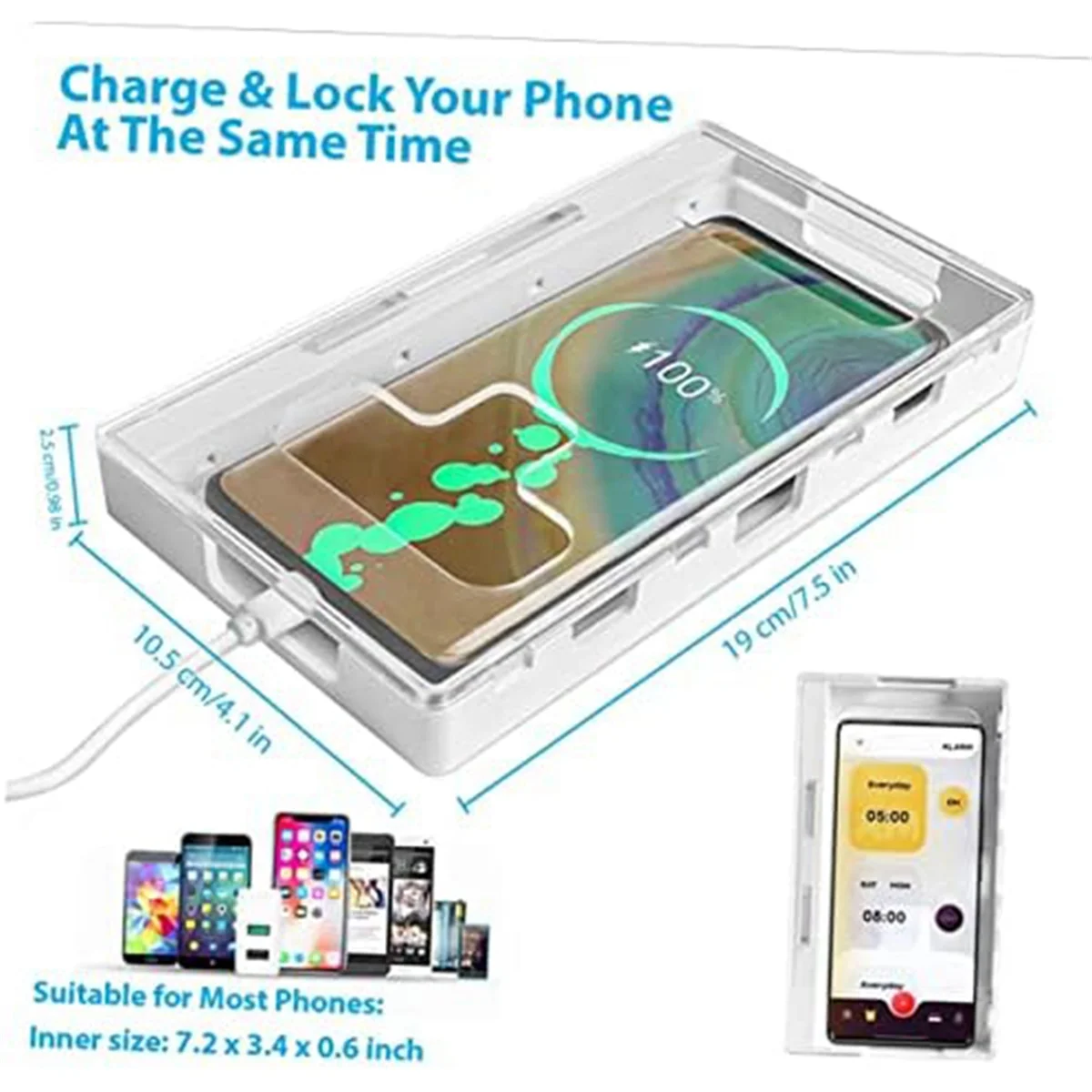 AD29-Lock Box Safe Electronic Timer Lock Timer Phone Cabinet Storage Box Mobile Phone Lock Box Password Box Portable
AD29-Lock Box Safe Electronic Timer Lock Timer Phone Cabinet Storage Box Mobile Phone Lock Box Password Box Portable
