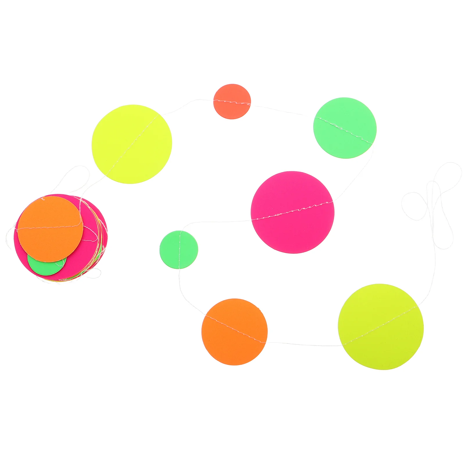 Fluorescent Paper Garland Decoration Banner Circle Dots Hanging Birthday Party Decorations Streamers Creative Design Versatile
Fluorescent Paper Garland Decoration Banner Circle Dots Hanging Birthday Party Decorations Streamers Creative Design Versatile