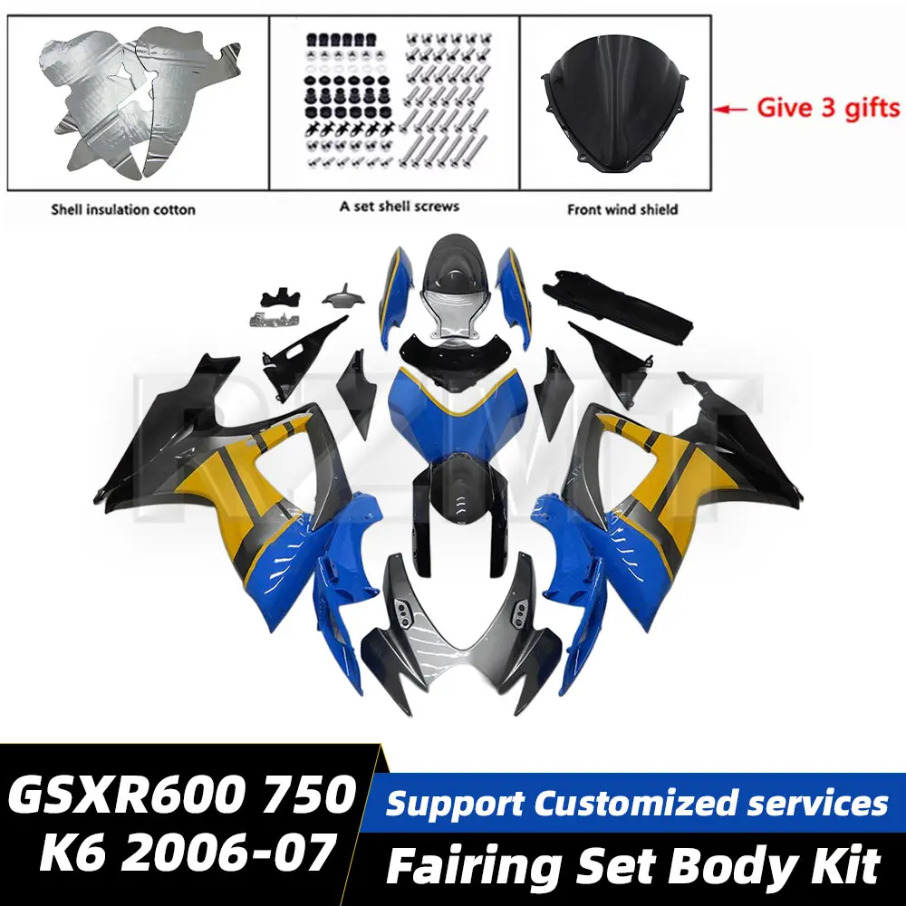 Комплект обтекателя мотоцикла, пластиковый корпус для Suzuki GSX-R600 R750 2006-2007 K6, аксессуары, корпус, кузов S0606-101a
Комплект обтекателя мотоцикла, пластиковый корпус для Suzuki GSX-R600 R750 2006-2007 K6, аксессуары, корпус, кузов S0606-101a