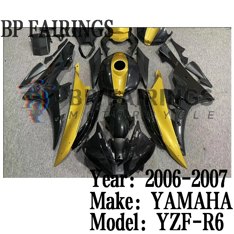 NEW Motorcycle YZF R6 2006 2007 Fairing ABS bodywork Kits YZF600 R6 07 Abs for YAMAHA YZF R6 2006-2007 Fairings set Gold Black
NEW Motorcycle YZF R6 2006 2007 Fairing ABS bodywork Kits YZF600 R6 07 Abs for YAMAHA YZF R6 2006-2007 Fairings set Gold Black